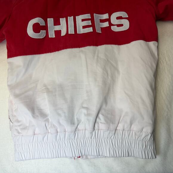 New Era Women's Kansas City Chiefs Red/White Jacket Sz S Unisex NFL Taylor Swift - Picture 12 of 12